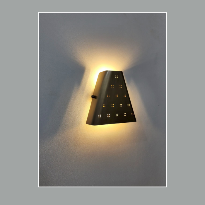 AuraGlow Perforated Wall Sconce