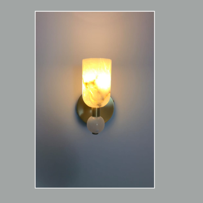 AuraStone Glow Wall Sconce