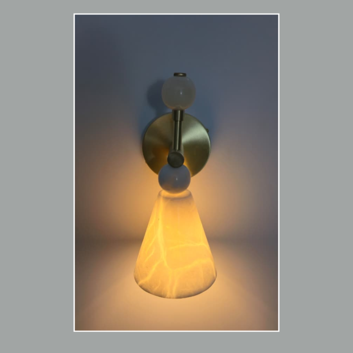 LumaBell Marble Wall Sconce