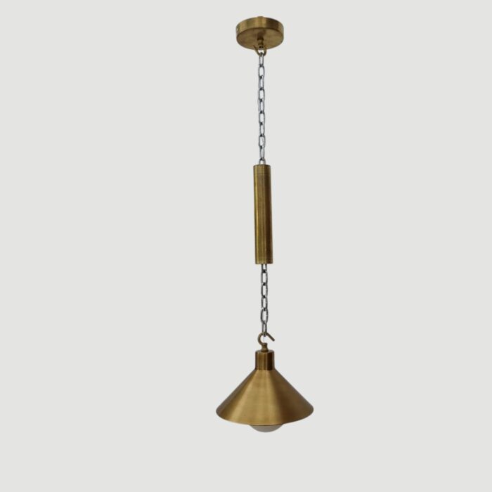 Handmade Pendant Light with elegant brass finish and modern design