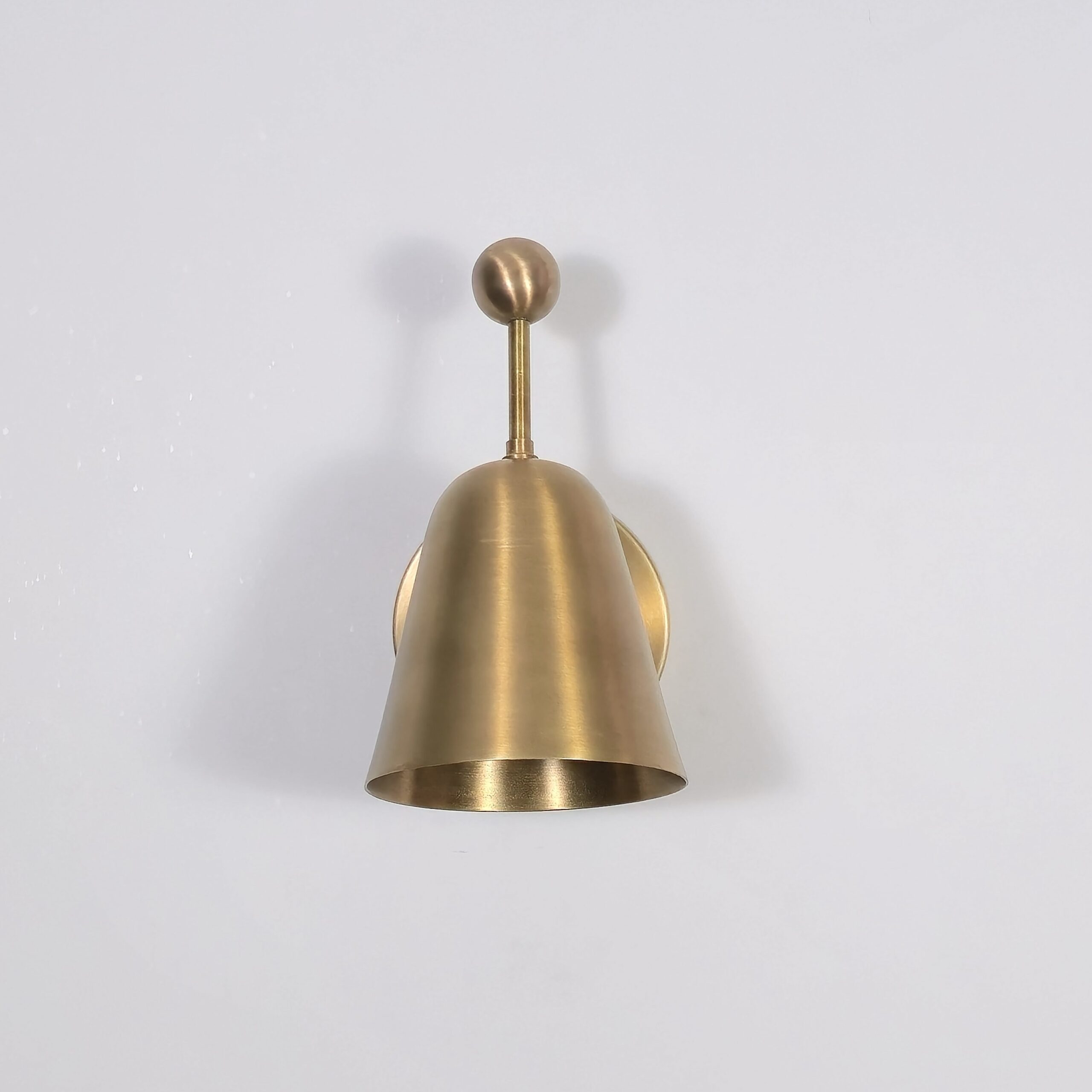 Home Wall Light Fixture Brass bell wall light with antique finish